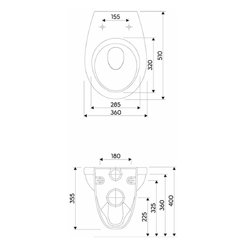 GROHE  RAPID SL UGRADNI VODOKOTLIĆ +  TIPKA HROM VISOK SJAJ + WC ŠOLJA + WC DASKA ARIZONA C1 3