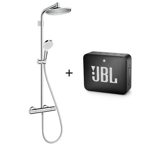 HANSGROHE CROMETTA S USPONSKI TUŠ 240 TERMOSTATSKA + JBL  26708000 1