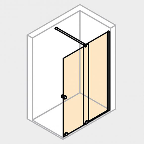 HUPPE XTENSA WALK-IN VRATA 130 DESNA INLINE OGLEDALO XT0204.069.381 GTNILM 5