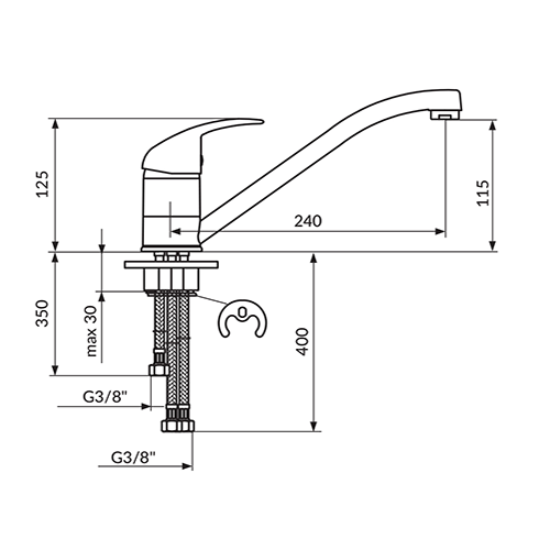 ROSAN KING ZA SUDOPERU 3 CEVI  J381003 2