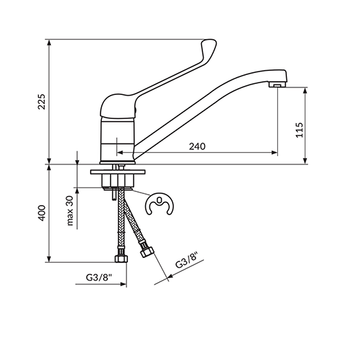 ROSAN KING ZA SUDOPERU LEKARSKA 2 CEVI  J381L001 2