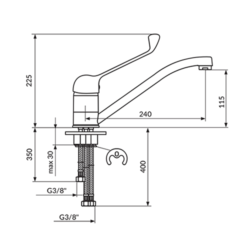 ROSAN KING ZA SUDOPERU LEKARSKA 3 CEVI  J381L003 2