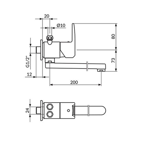 ROSAN CUBO ZA PROTOČNI BOJLER 200MM  JC36101 2