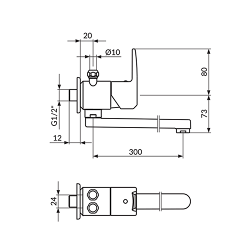 ROSAN CUBO ZA PROTOČNI BOJLER 300MM  JC36103 2