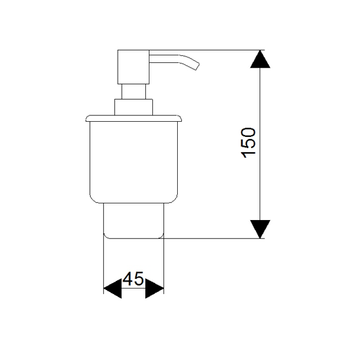 ROSAN MISTIQUE POSUDA ZA DOZATOR TEČNOG SAPUNA  JM910C 2