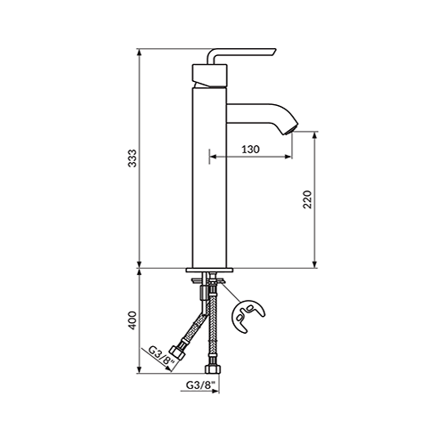 ROSAN ONE ZA LAVABO VISOKA  JO30109 2