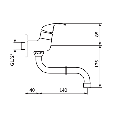 ROSAN PERLA SA JEDNORUČNIM VENTILOM 140MM  JP523014 2