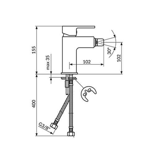 ROSAN QUADRO ZA BIDE CRNA  JQ39101B 2