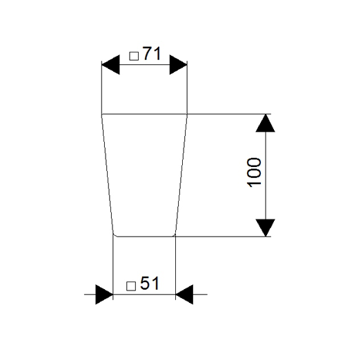 ROSAN QUADRO ČAŠA ZA DRŽAČ ČAŠE  JQ906C 2