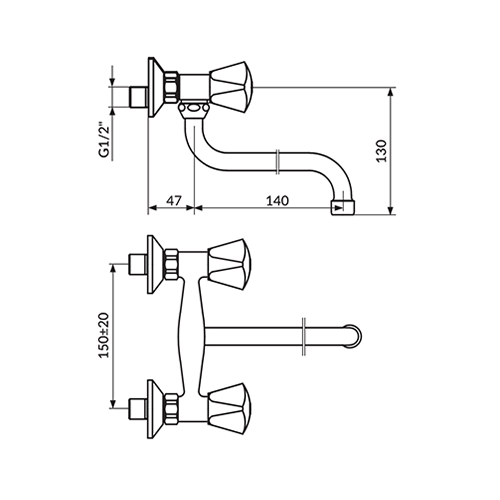 ROSAN KLASIK ZA SUDOPERU 140MM - S  K01114 2