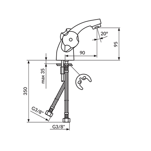 ROSAN KERAMIC ZA LAVABO  KK21101 2