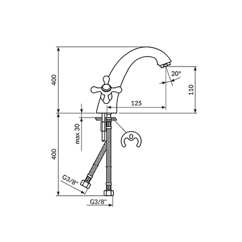 ROSAN BRONTEE ZA LAVABO  NB21101 2