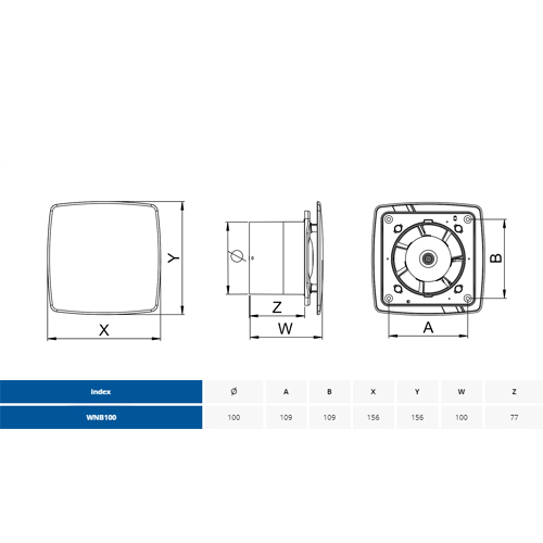 AWENTA VENTILATOR NEA 100  WNB100 2