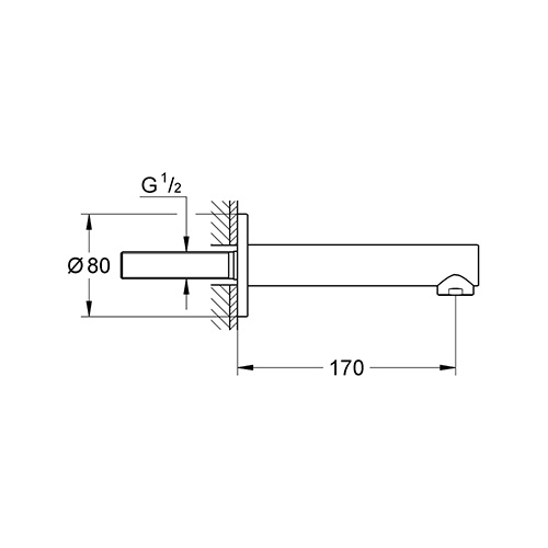 GROHE CONCETTO IZLIV ZA KADU  13280001 2