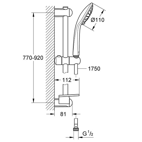 GROHE EUPHORIA TUŠ SET DUO  27225001 2