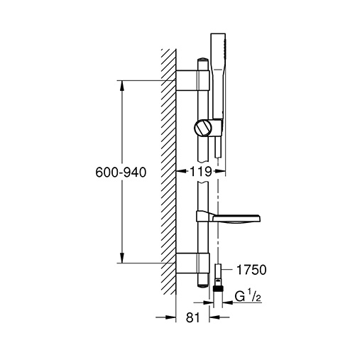 GROHE EUPHORIA COSMOPOLITAN TUŠ SET  27368000 2