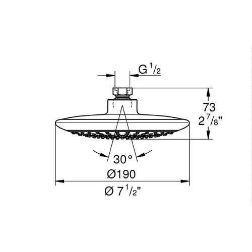 GROHE SOLO TUŠ RUŽA  27372000 2