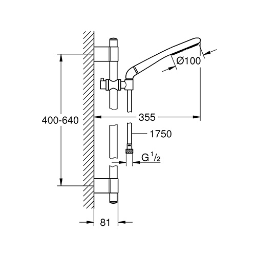 GROHE RAINSHOWER ICON TUŠ SET  27378000 2