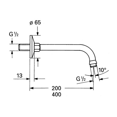 GROHE RELEXA ZIDNI DRŽAČ TUŠ RUŽE  27406000 2