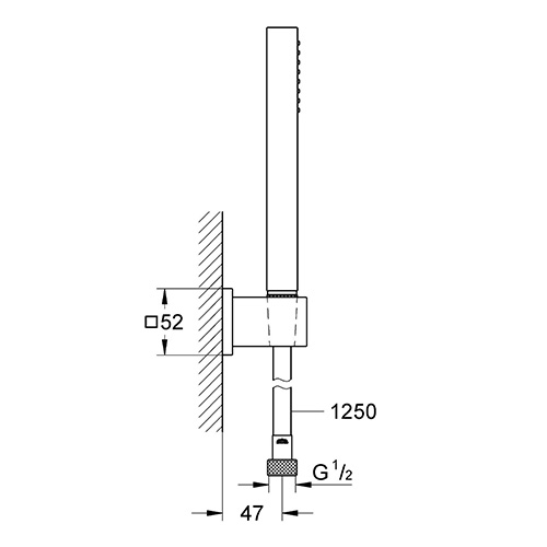 GROHE EUPHORIA CUBE TUŠ SET  27703000 2