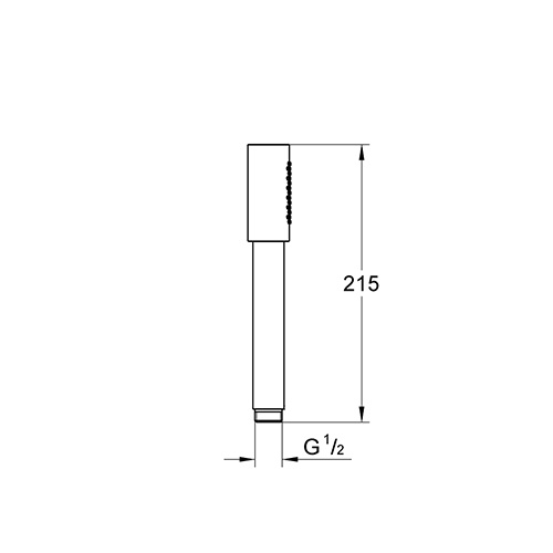 GROHE SENA TUŠ RUČICA METALNA  28034000    2