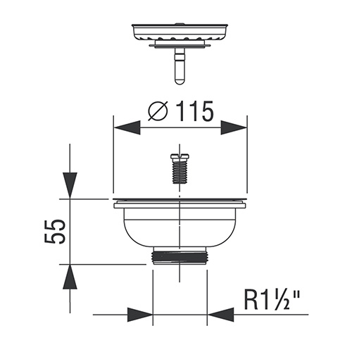 LIV PILETA ø 115 mm  197042 2