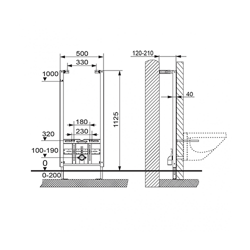 LIV MONTAŽNI ELEMENT ZA BIDE BASIC  395913 2