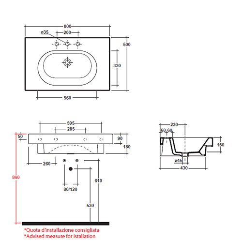 OLYMPIA TUTTO LAVABO  80  TUT4185101 2