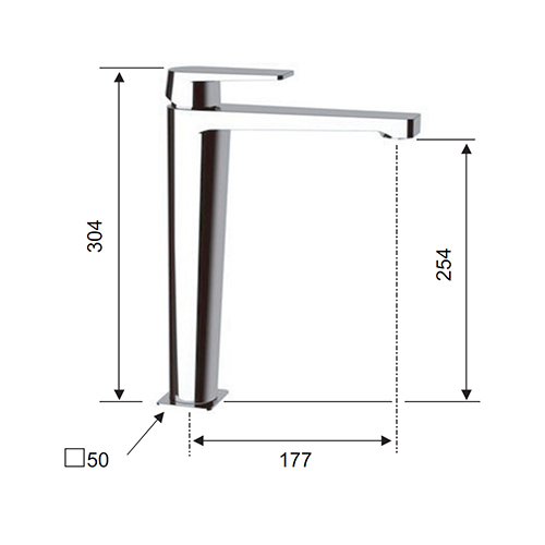 REMER DREAM BATERIJA ZA LAVABO VISOKA  D 11 L 2