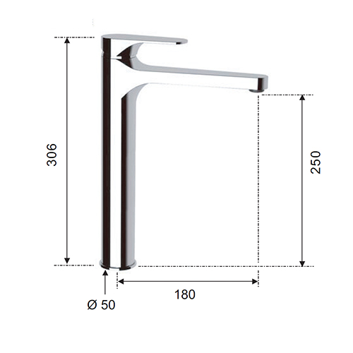 REMER CLASS BATERIJA ZA LAVABO XL bez podskl.  L 11 L XL 2