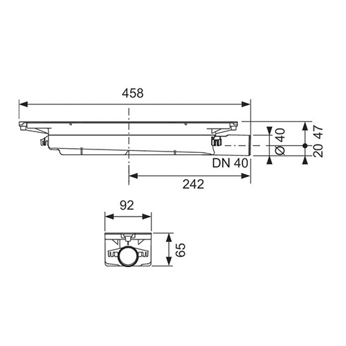 TECEdrainprofile ODVOD 40  673001 2