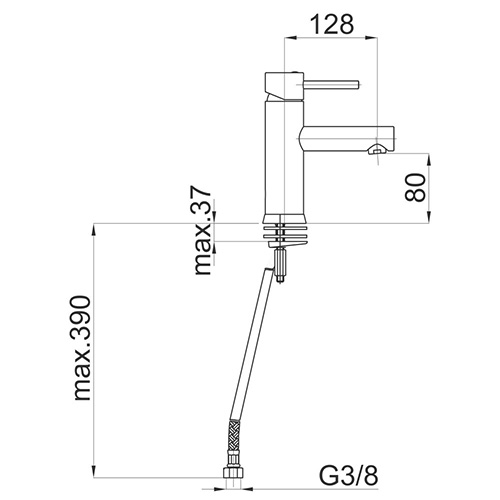 UNITAS FRESH BATERIJA ZA LAVABO  UH00039 2