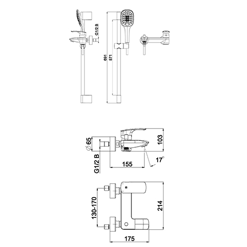 UNITAS ELITE BATERIJA ZA KADU KOMPLET  UH00374 2