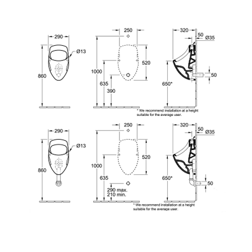 VILLEROY & BOCH O.NOVO PISOAR  75080001 2