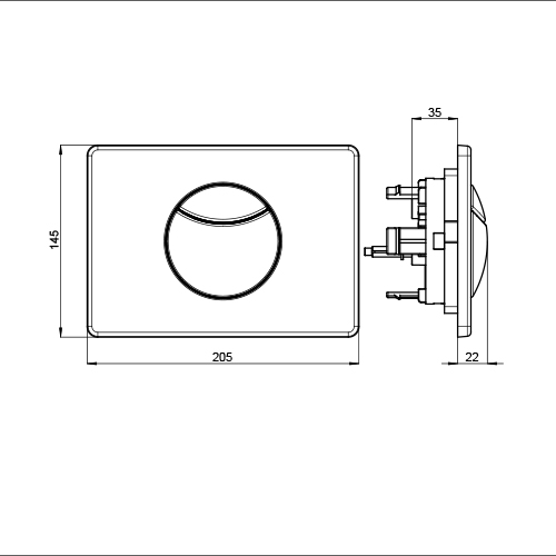 VILLEROY & BOCH VICONNECT TASTER E100 HROM  92248561 2