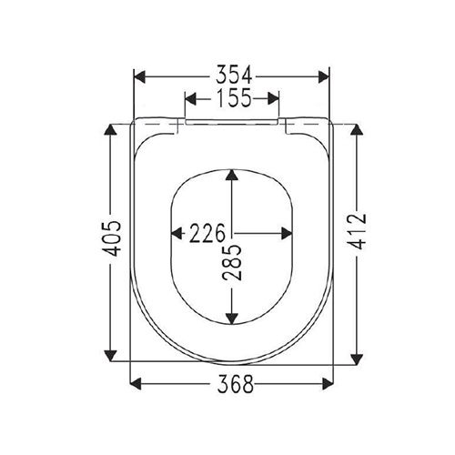 VILLEROY & BOCH O.NOVO WC DASKA SOFTCLOSE  9M38S101 5