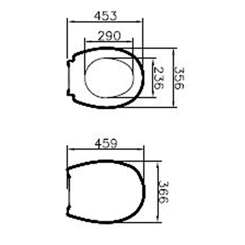 VITRA CONFORMA WC DASKA  115-003-006 2