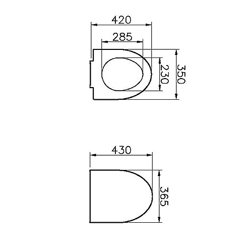 VITRA FORM 500 WC DASKA  53-003-001 2