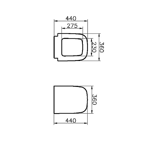 VITRA S20 WC DASKA  77-003-001 2