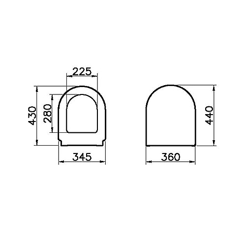 VITRA ZENTRUM WC DASKA SOFT CLOSE  94-003-009 2