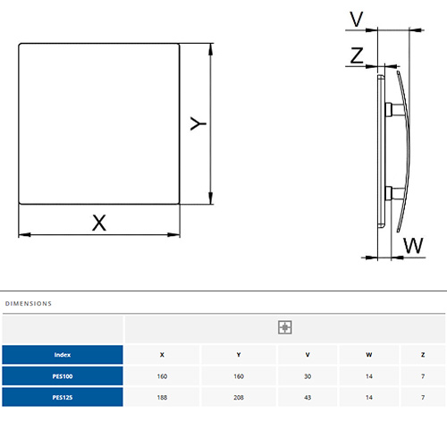 AWENTA PANEL SREBRNI 125 PES125 2