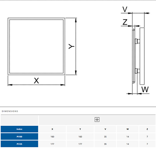 AWENTA PANEL ZA ISPUNU 100 PI100 2