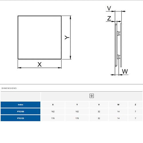 AWENTA PANEL BELI STAKLO 125 PTG125 2