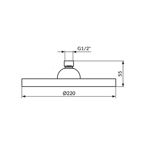 ROSAN DARK TUŠ RUŽA 220 CRNA MAT  PTRUSP8D 2