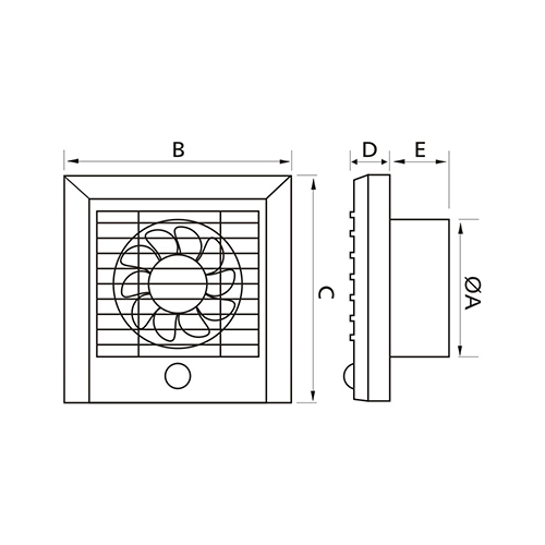 MTG VENTILATOR A150AK  15248 2