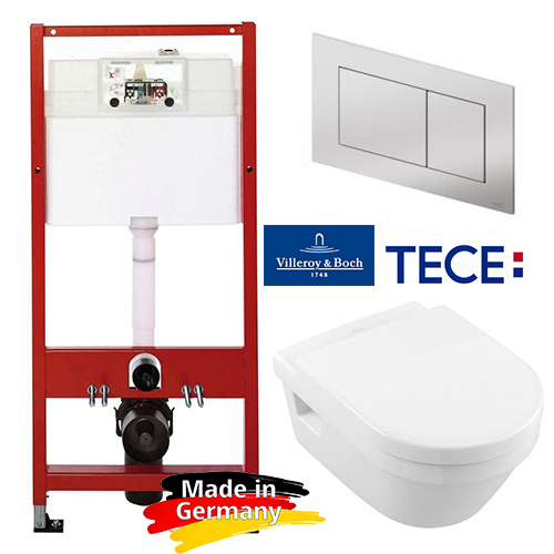 TECE SET VILLEROY & BOCH HROM MAT TIPKA OMNIA ARCHITECTURA RIMLESS WC ŠOLJA SA SOFT CLOSE DASKOM 1