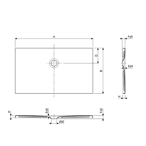 AQUAESTIL TUŠ KADA TEMPO 150 x 80 cm  6036650 2