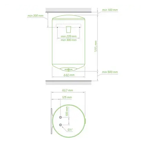 TESY BOJLER BELLISLIMO BILIGHT  50 L  GCV504415B11TSR 3