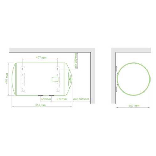 TESY BOJLER BELLISLIMO BILIGHT  80 L HORIYONTALNI  GCH804420B12TSR 2