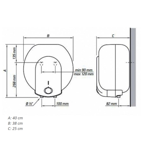 TESY BOJLER COMPACT  10 L VM  GCA1015L52RC 3